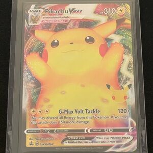 Pikachu VMAX Card - Yellow